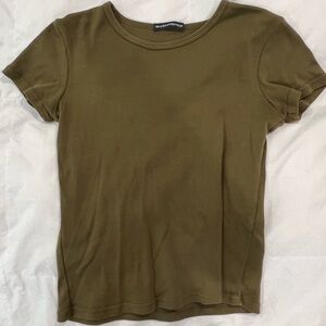Green Brandy Melville Hailie top